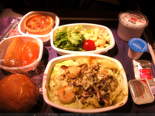 Meal on American Airlines