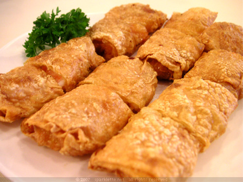 Deep-fried Beancurd Roll with Shrimp