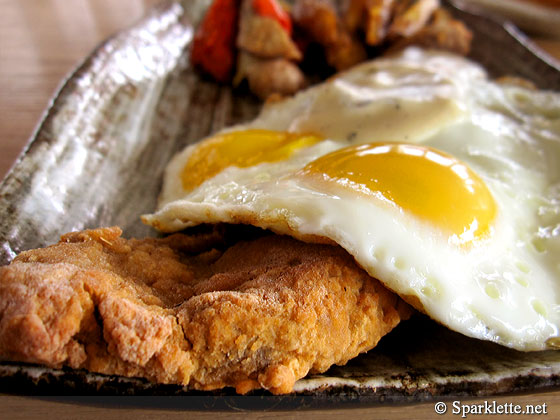 Chicken-fried steak & eggs