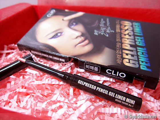 Clio Gelpresso Waterproof Pencil Gel Liner (Beige Shine)