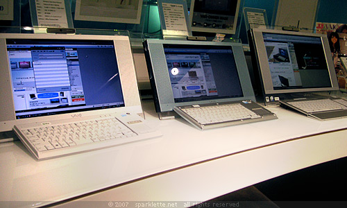 Sony portable desktop computers