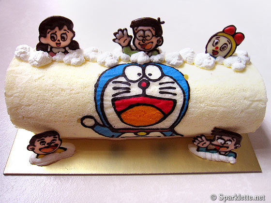 Doraemon Swiss roll