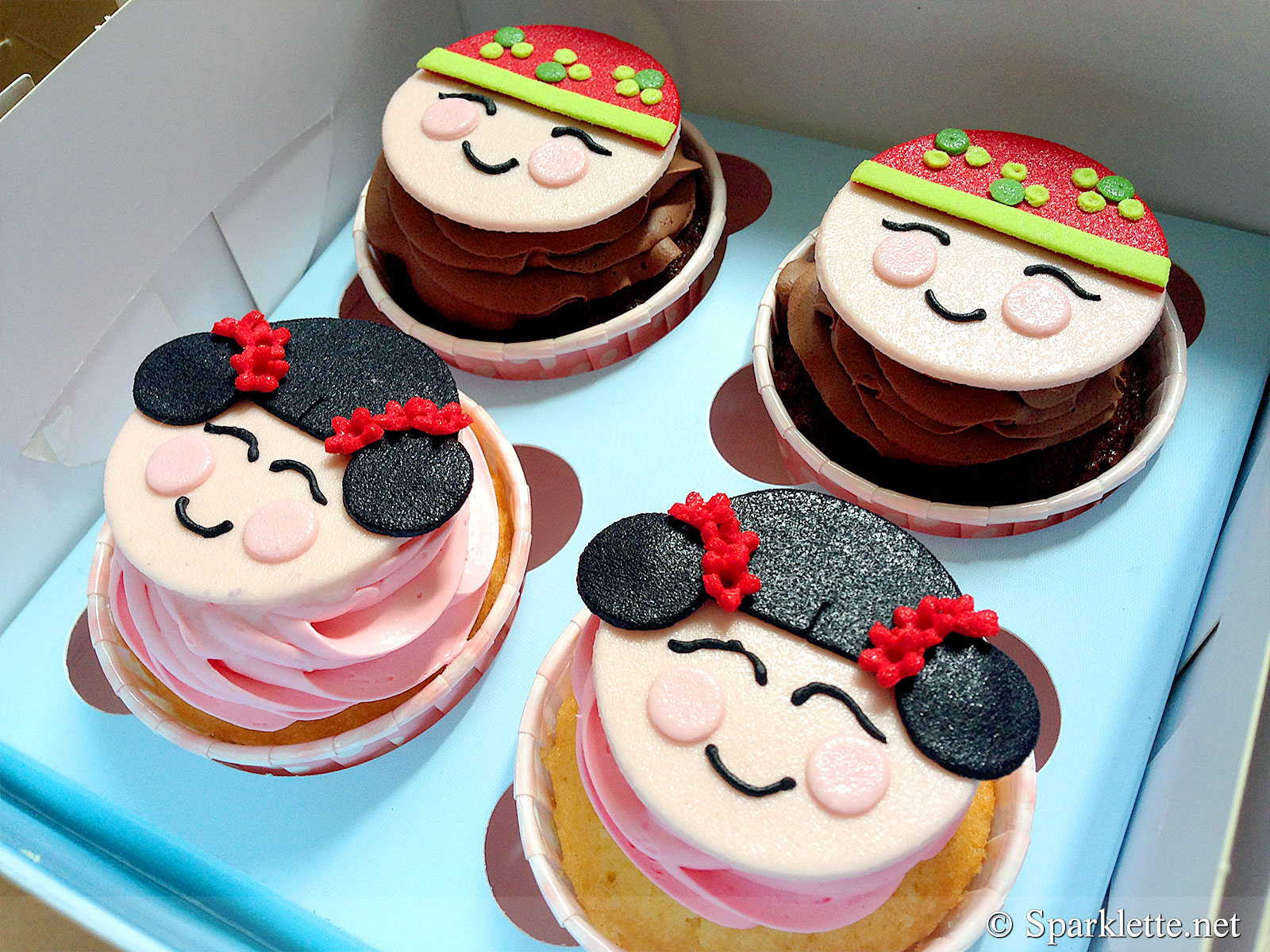 Chinese New Year cupcakes from Emicakes