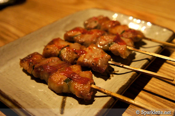 Buta Ume Shiso (pork with plum sauce)