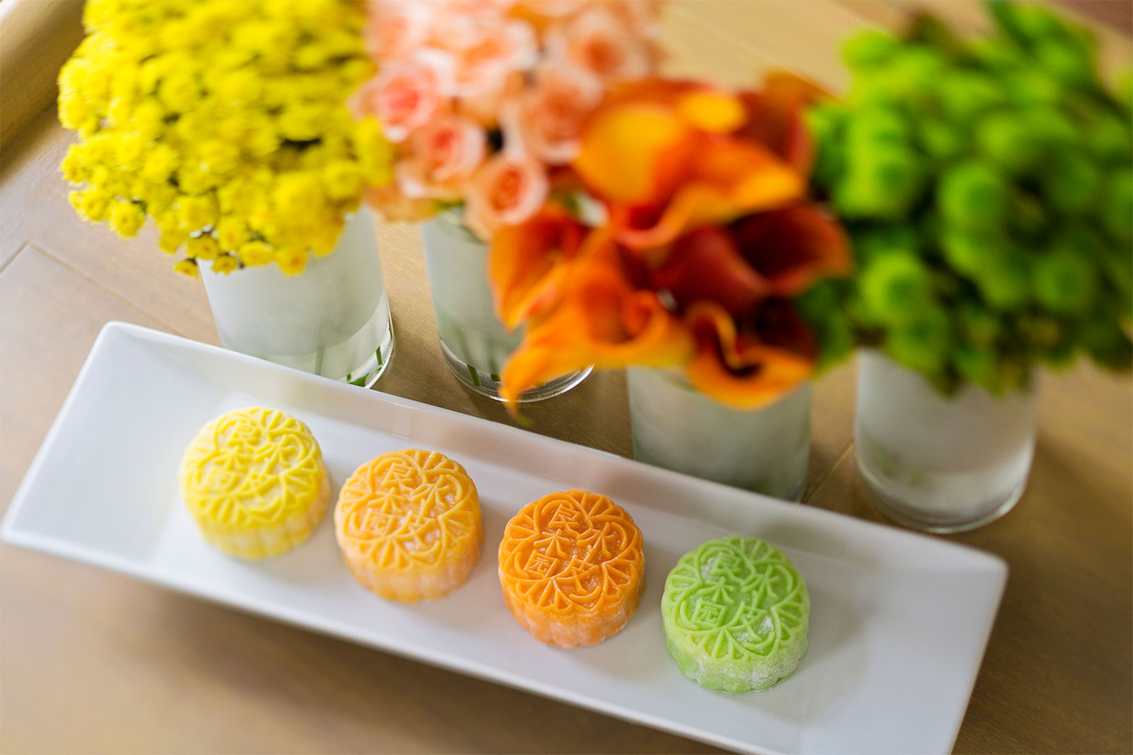 Snowskin mooncakes from Goodwood Park Hotel, Singapore