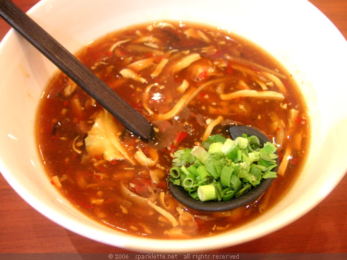 La Mian in Spicy & Sour Soup