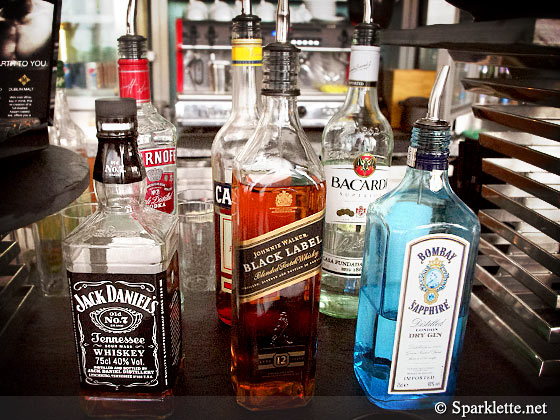Assorted liquors