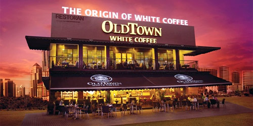 Old Town White Coffee in Malaysia