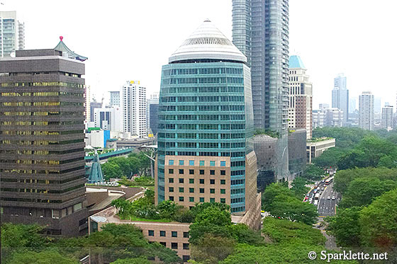 View of Orchard Road from Four Seasons Hotel Singapore