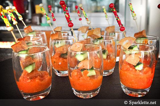 Spicy tomato shooters